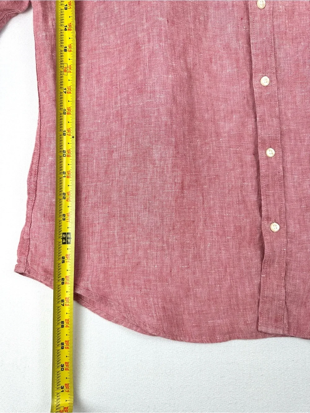 J Crew Linen Button Down Shirt Long Sleeve Slim Resort Business Casual